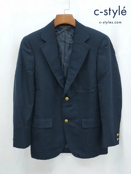 Brooks Brothers ブルックスブラザーズ ジャケット 35SH ネイビー USA製 3B 段返り