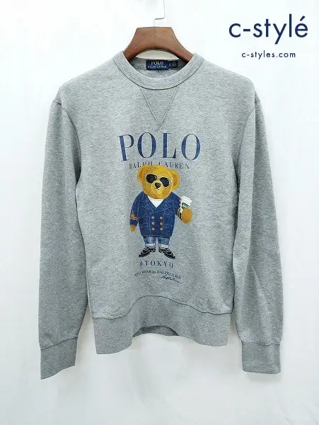 POLO RALPH LAUREN ポロラルフローレン スウェット S グレー POLOBEAR SWEAT SHIRTS 710740322004