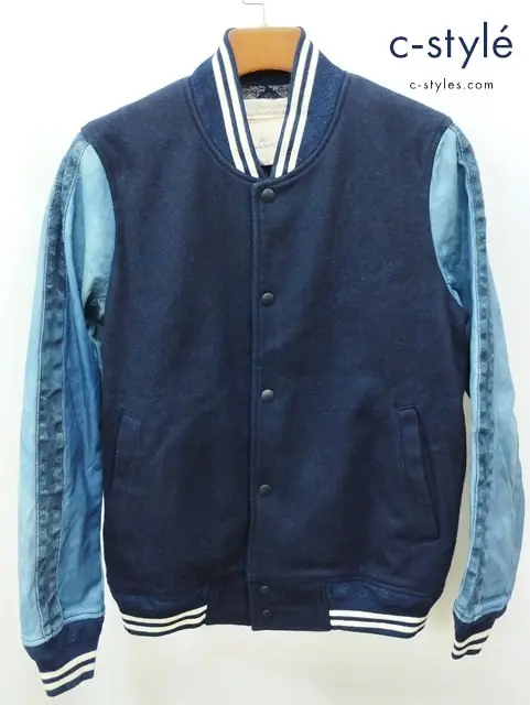 REMI RELIEF レミレリーフ ジャケット M ネイビー系 日本製 ALASKA STADIUM JACKET