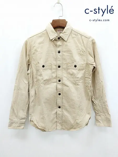 NEAL CASSADY RAIL ROAD ニールキャサディレイルロード シャツ 14 ベージュ系 長袖
