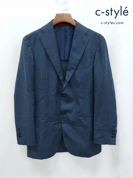 RING JACKET リングヂャケット テーラードジャケット 46 ネイビー 3B 段返り RT027S42X