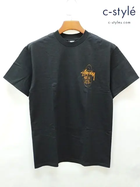 STUSSY ステューシー Tシャツ M ブラック 半袖 綿100% プリント Art Is Life Tee