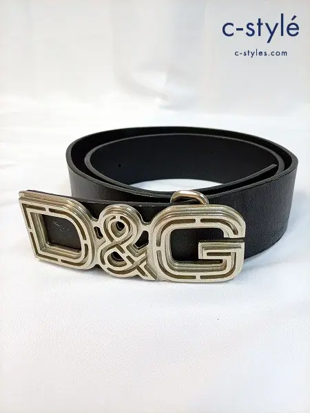 DOLCE&GABBANA ドルチェ＆ガッバーナ ベルト 95 ブラック ドルガバ