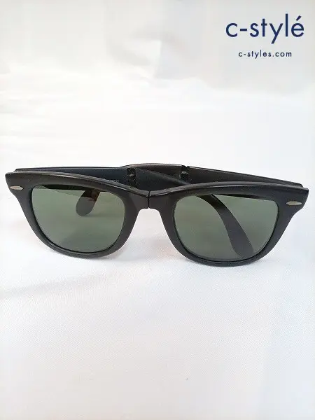 Ray-Ban レイバン 折りたたみサングラス ブラック FOLDING WAYFARER B＆L Frame France