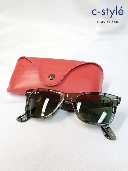 Ray-Ban レイバン サングラス 50□22 ブラック×クリア WAYFARER スペシャルシリーズ6 RB2140 1084