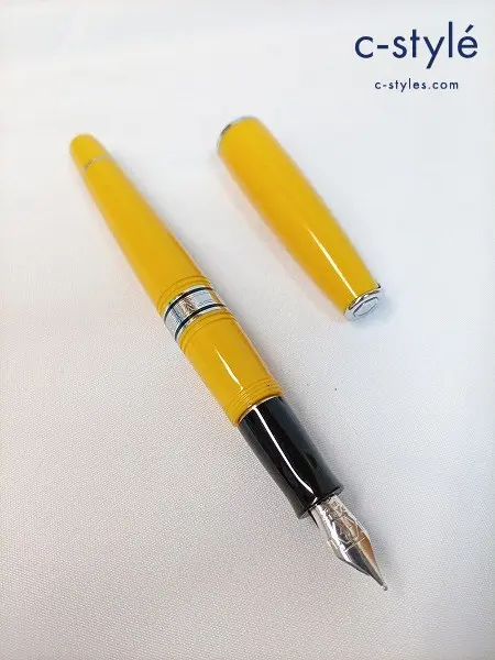WATERMAN ウォーターマン チャールストン 万年筆 イエロー ペン先18K