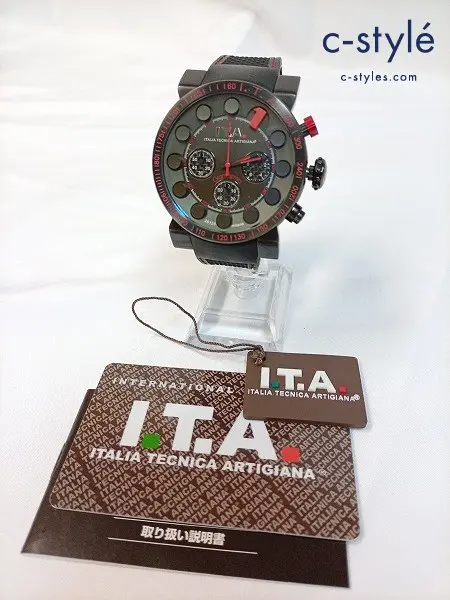I.T.A. アイティーエー 腕時計 ブラック Gran Premio Ref.mod.18.01.02 グランプレミオ
