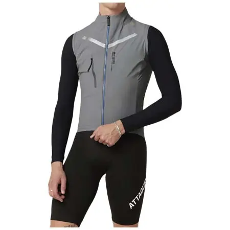アタッカー(Attaquer) サイクルジャージ  Race Rain Gilet Grey
