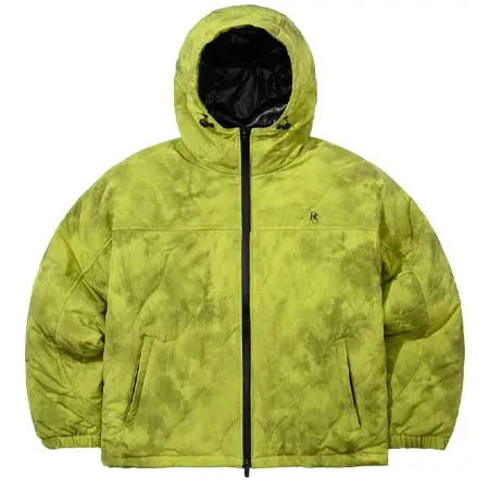 ビーエスラビット(BSRABBIT) スノーボードウェア  Dsxbs Light Hooded Down Padding Jumper Rip Stop Lime
