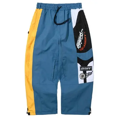 ビーエスラビット(BSRABBIT) スノーボードウェア  Speedway Super Wide Pants Blue Flare