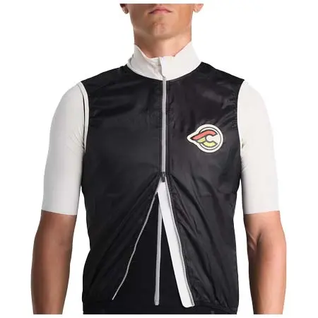 チネリ(Cinelli) サイクルジャージ  VEST SUPERCORSA BLACK AND WHITE