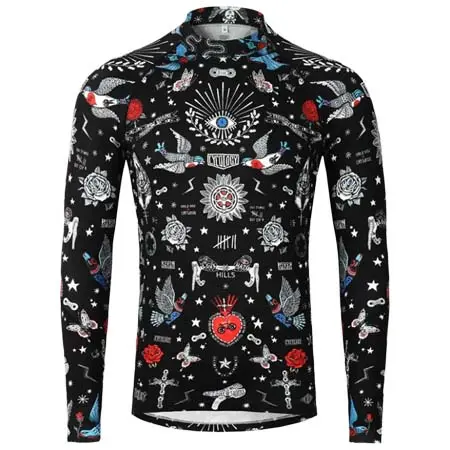 サイコロジー(Cycology) サイクルジャージ  TATTOO MEN’S LONG SLEEVE BASE LAYER