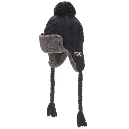 DC(ディーシー) スノーボードウェア  25 KNIT FLIGHT BEANIE ビーニー ボア メンズ