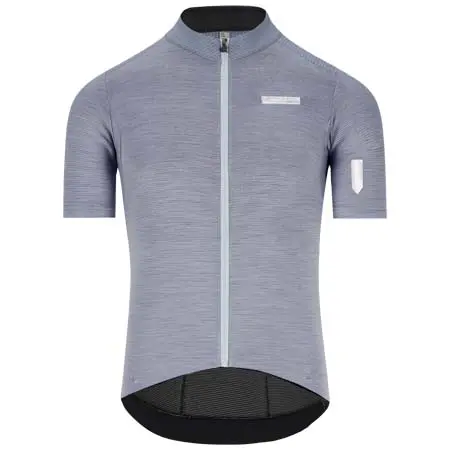 キュー・サーティーシックス・ファイブ(Q36.5) サイクルジャージ  Adventure Tech Merino Jersey Grisaille Blue