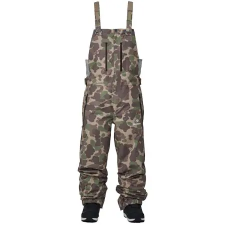 REW(アールイーダブリュー) スノーボードウェア  THE KAMIKAZE BIB PANTS 21 GORE-TEX 2L DUCK CAMO