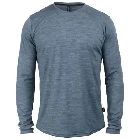 ボレル(Voler) サイクルジャージ  M. LIGHTWEIGHT MERINO LS TEE – SLATE HEATHER