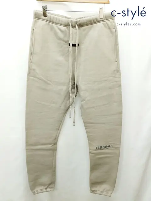 FOG ESSENTIALS エフオージーエッセンシャルズ スウェットパンツ M グレージュ系 3M Logo Sweat Pant