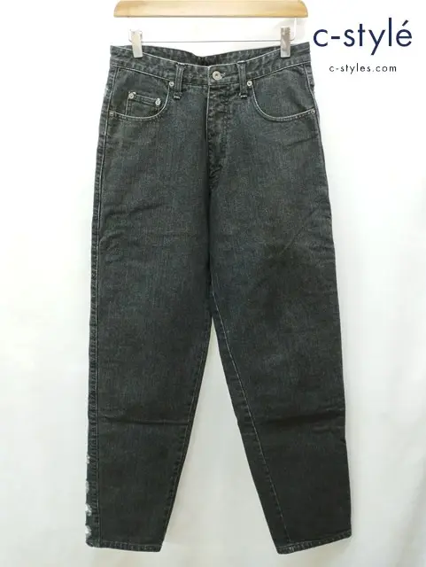 Bernhard Willhelm ベルンハルトウィルヘルム デニムパンツ S ブラック系 ダメージ加工 PRBU-LA-1031