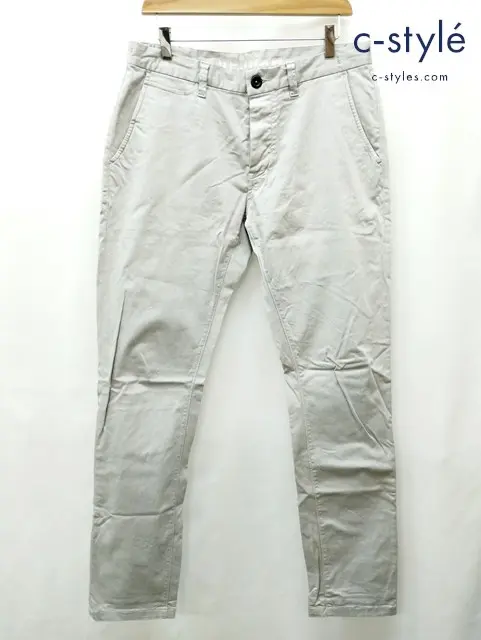 DENHAM デンハム チノパンツ W32-L34 グレー系 RAPTOR SLIM FIT 27180-3-10005