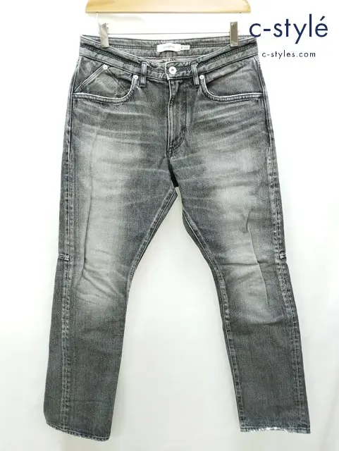 nonnative ノンネイティブ デニムパンツ 1 ブラック系 綿100% 日本製 ダメージ加工 NN-P4228