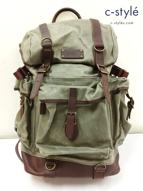 L.L.Bean エルエルビーン リュックサック カーキ ワックス キャンバス バックパック 304332