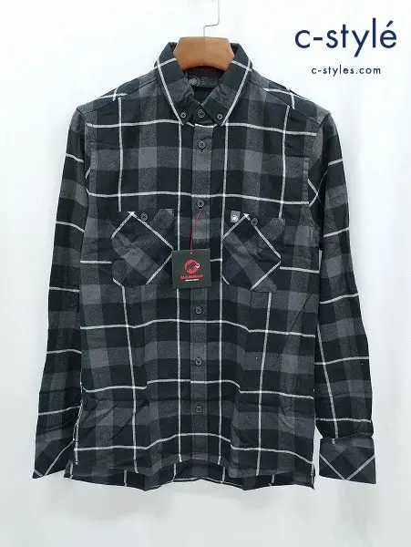 MAMMUT マムート Alvra Longsleeve Shirt シャツ M ブラック系 1015-00510