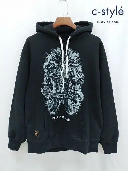 glamb グラム ジョジョの奇妙な冒険 パーカー XL ブラック Santana Hoodie GB0124/JJ07