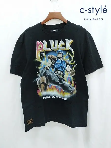 glamb グラム ジョジョの奇妙な冒険 Tシャツ L ブラック Jonathan Joestar T-shirts GB0124/JJ02