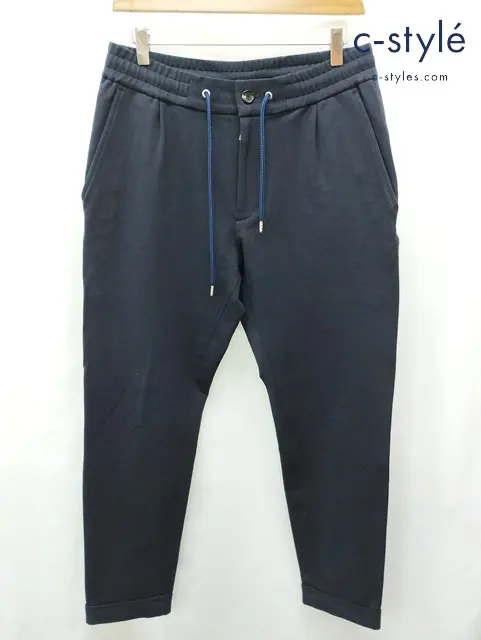AKM エイケイエム パンツ L ネイビー 日本製
