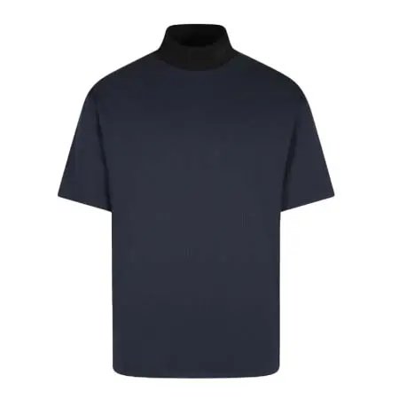 アメージングクリー(AMAZINGCRE) ゴルフウェア  エンジニアードインディゴハイネックTシャツ A7MMTS0128