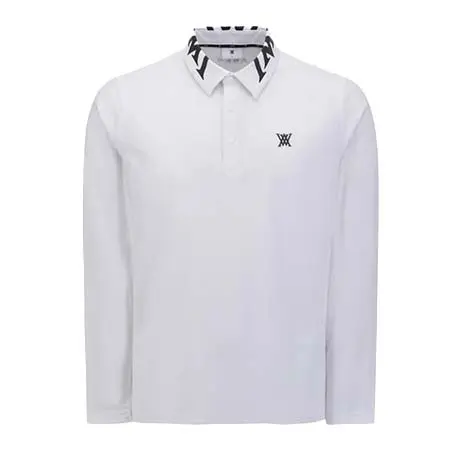 アニューゴルフ(ANEW GOLF) ゴルフウェア  COLLAR POINT LONG T-SHIRT AGGMMTS03