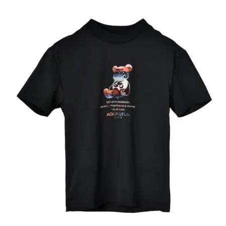 アクアスキュータム(Aquascutum) ゴルフウェア  ベアプリントTシャツ