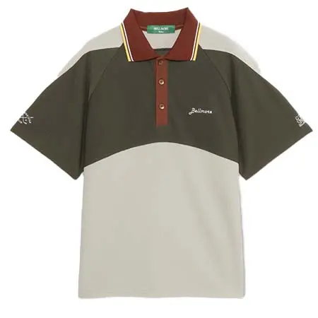 ベルモア(BELLMORE) ゴルフウェア  PANELED S/S POLO SHIRTS