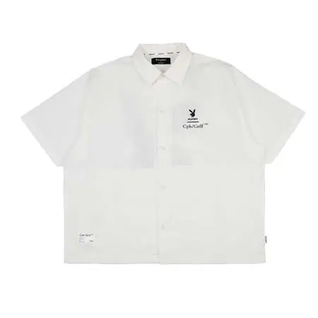 キャプテンヘルム ゴルフ(Cph/Golf) ゴルフウェア  PLAYBOY×Cph/Golf BUNNY LOGO RIP STOP SHIRT