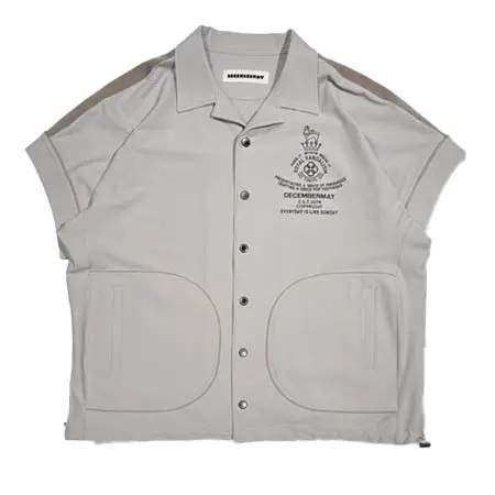 ディセンバーメイ(DECEMBERMAY) ゴルフウェア  Newport seersucker shirt / UNISEX 4-605-1529