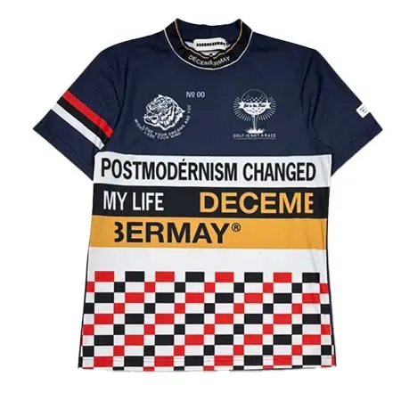 ディセンバーメイ(DECEMBERMAY) ゴルフウェア  Post-modernism mock neck shirt 1-605-0167