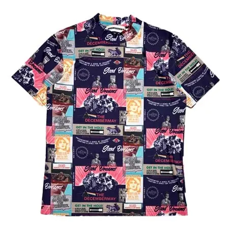 ディセンバーメイ(DECEMBERMAY) ゴルフウェア  Good Dreams mockneck shirt 1-605-0163
