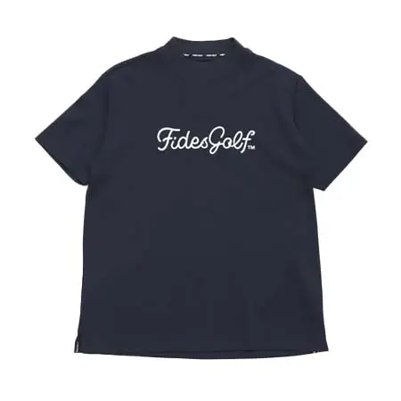 フィデスゴルフ(FIDES GOLF) ゴルフウェア  POPCORN KNIT MOCK NECK S/S (RELAXED FIT) G04060