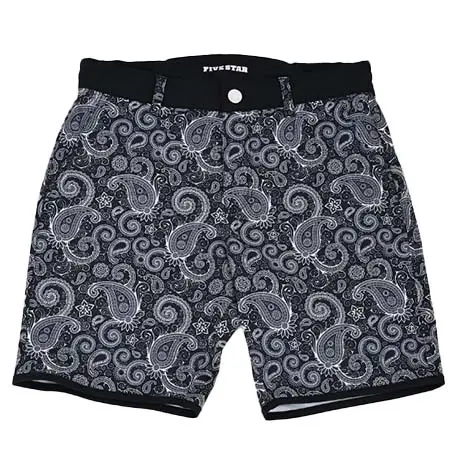 ファイブスター(FIVE STAR) ゴルフウェア  グラフィック ペイズリー ショートパンツ