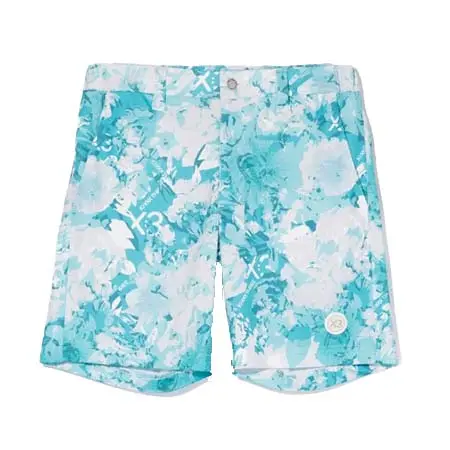 キックスリー(KI-XXX THREE) ゴルフウェア  FLOWER FLOWER SHORTS KSGMH03-33M
