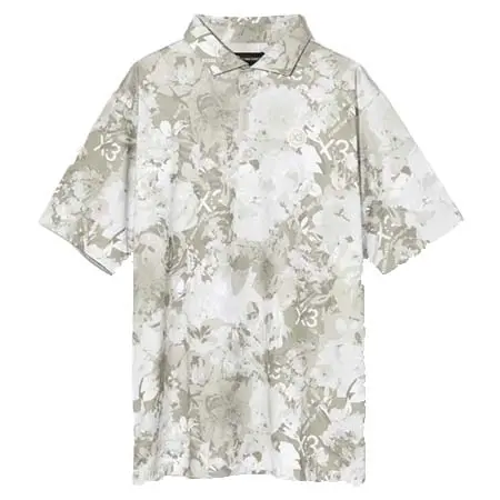 キックスリー(KI-XXX THREE) ゴルフウェア  FLOWER FLOWER POLO SHIRT KSGMP10-25M