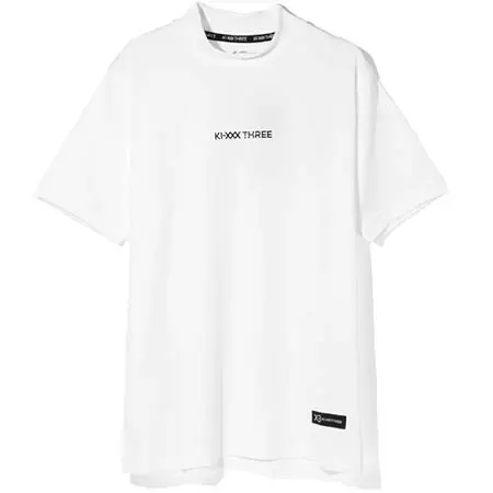 キックスリー(KI-XXX THREE) ゴルフウェア  HYBRID MESH MOCK TEE KSGMM01-01M