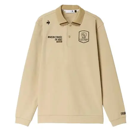 ルコックスポルティフ(le coq sportif) ゴルフウェア  マーキング長袖ポロシャツ LG6FLS01M