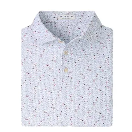 ピーターミラー (Peter Millar) ゴルフウェア  グラスウェアパフォーマンスジャージポロ MF26EK35S