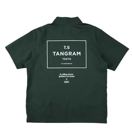 タングラム(TANGRAM) ゴルフウェア  GDC×TANGRAM 5TH ANNIV. 5TH ANNIV. T.5 TOKYO PISTE GREEN TGS-MT195