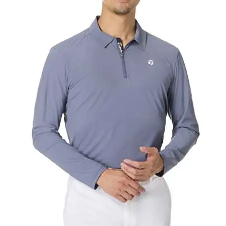 テーラーメイド(TaylorMade) ゴルフウェア  TP ジップド L/S ポロ DW-TL998
