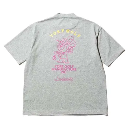 ヨルフ(YORF) ゴルフウェア  SURF & YORF ラビットグラフィック モックネック 1086130304