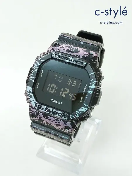 CASIO カシオ 腕時計 ブラック デジタルウォッチ Polarized Marble Series G-SHOCK ジーショック DW-5600PM
