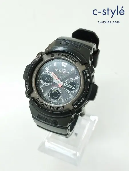 CASIO カシオ 腕時計 ブラック タフソーラー The G G-SHOCK ジーショック AWG-101