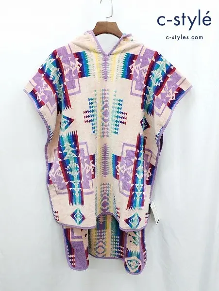PENDLETON ペンドルトン フードタオル 76.2cm×172cm ピンク系 トゥイーン ジャガード XB253-51163